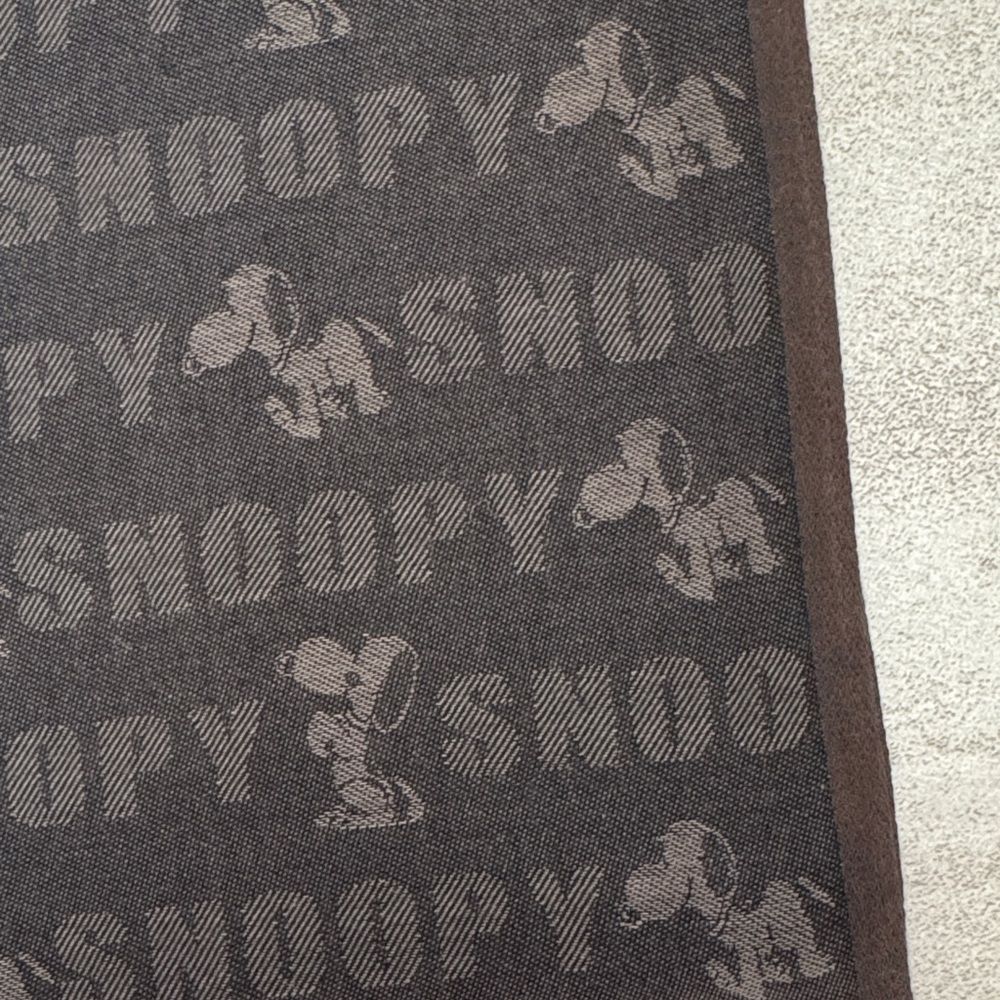 Snoopy Black and Gray Men's Handkerchief vintage cotton - Picture 2 of 5